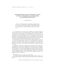 NONSTATIONARY INITIAL BOUNDARY VALUE CONTACT PROBLEMS OF GENERALIZED ELASTOTHERMODIFFUSION
