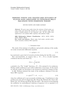 PERIODIC POINTS AND CHAOTIC-LIKE DYNAMICS OF EQUATIONS WITH INDEFINITE WEIGHT