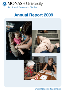 Annual Report 2009 www.monash.edu.au/muarc