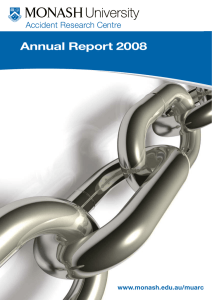 Annual Report 2008 www.monash.edu.au/muarc