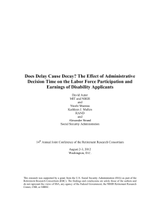 Does Delay Cause Decay? The Effect of Administrative