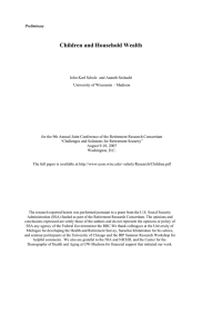 Children and Household Wealth