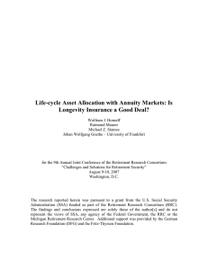 Life-cycle Asset Allocation with Annuity Markets: Is