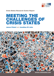 MEETING THE CHALLENGES OF CRISIS STATES www.crisisstates.com