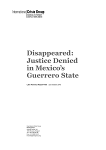 Disappeared: Justice Denied in Mexico’s Guerrero State