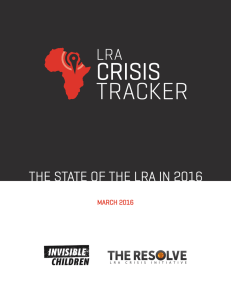THE STATE OF THE LRA IN 2016 MARCH 2016