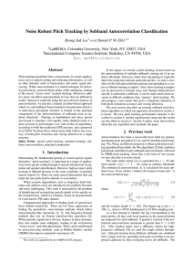 Noise Robust Pitch Tracking by Subband Autocorrelation Classification