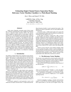 Estimating Single-Channel Source Separation Masks: