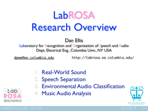 Lab  Research Overview ROSA