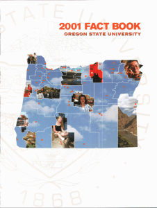 2001 FACT BOOK OREGON STATE UNIVERSITY