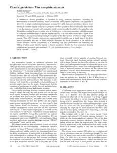 Chaotic pendulum: The complete attractor