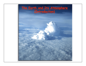 The Earth and Its Atmosphere (Introduction)
