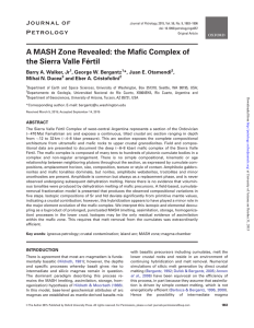 A MASH Zone Revealed: the Mafic Complex of