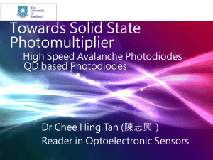 Towards Solid State Photomultiplier