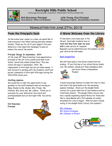 Kortright Hills Public School Newsletter for June 27th, 2013