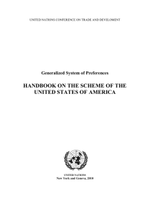 HANDBOOK ON THE SCHEME OF THE UNITED STATES OF AMERICA