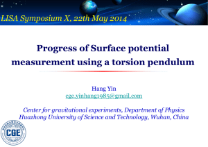 Progress of Surface potential measurement using a torsion pendulum