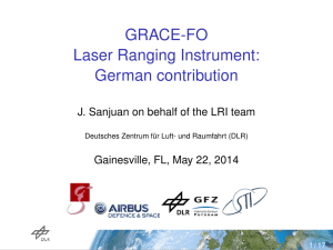 GRACE-FO Laser Ranging Instrument: German contribution
