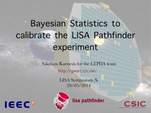 Bayesian Statistics to calibrate the LISA Pathfinder experiment
