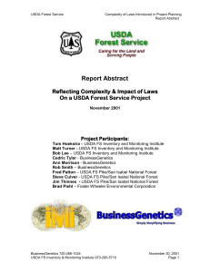 Report Abstract