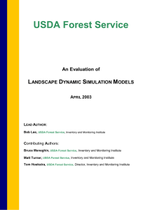 USDA Forest Service  L D