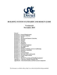BUILDING SYSTEM STANDARDS AND DESIGN GUIDE  Version 6.0 November 2015
