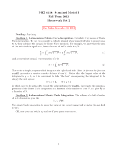PHZ 6358: Standard Model I Fall Term 2013 Homework Set 2