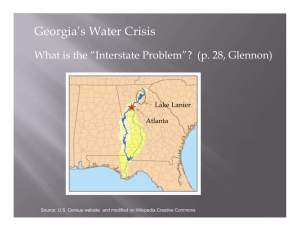 Georgia’s Water Crisis Lake Lanier Atlanta
