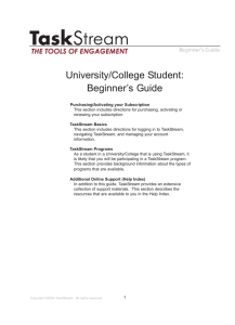 University/College Student: Beginner’s Guide