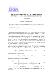 A NONUNIFORM BOUND FOR THE APPROXIMATION K. NEAMMANEE