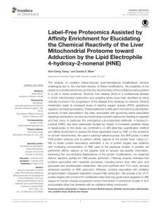 Label-Free Proteomics Assisted by Affinity Enrichment for Elucidating