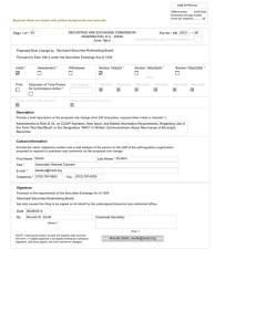 Amendment No. (req. for Amendments *) SECURITIES AND EXCHANGE COMMISSION 06 - *