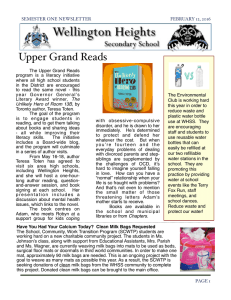 NEWSLETTER Upper Grand Reads