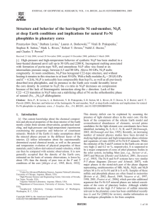 Structure and behavior of the barringerite Ni end-member, Ni P,