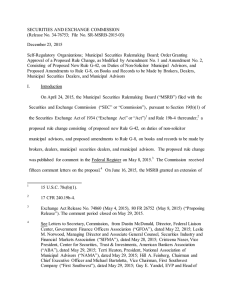 SECURITIES AND EXCHANGE COMMISSION December 23,  2015