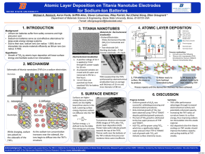 Atomic Layer Deposition on Titania Nanotube Electrodes for Sodium-Ion Batteries