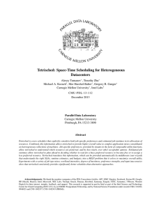 Tetrisched: Space-Time Scheduling for Heterogeneous Datacenters