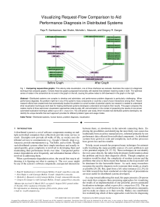 Visualizing Request-Flow Comparison to Aid Performance Diagnosis in Distributed Systems