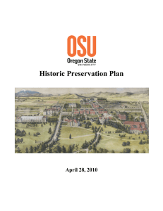 Historic Preservation Plan April 28, 2010
