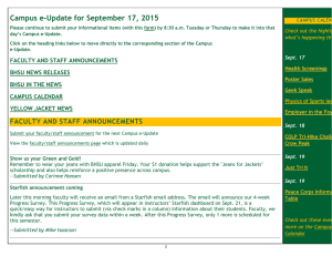 Campus e-Update for September 17, 2015