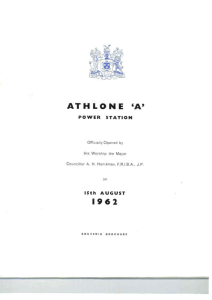 'A ' ATHLONE 1962