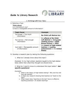 Guide to Library Research