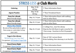 STRESS LESS @ Club Morris