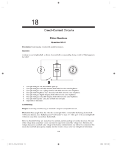18 Direct-Current Circuits Clicker Questions Question N2.01