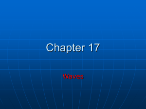 Chapter 17 Waves