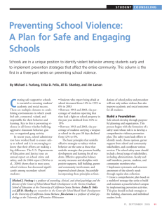 Preventing School Violence: A Plan for Safe and Engaging Schools