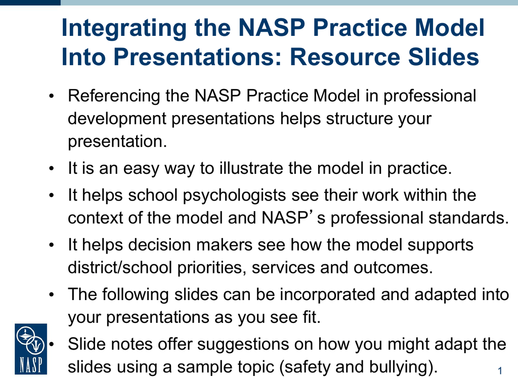 nasp problem solving model