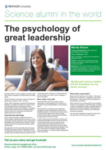 The psychology of great leadership  Mandy Sisson