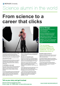 From science to a career that clicks that clicks