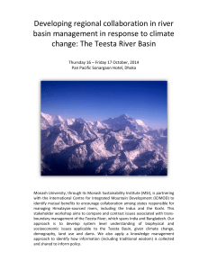 Developing regional collaboration in river basin management in response to climate